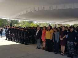 Imagen de la clausura del curso Técnicas de la Función Policial. TWITTER / @ealmaguerr