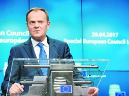 Firme. Donald Tusk, presidente del Consejo Europeo, afirmó que la población necesita garantías reales. AFP /