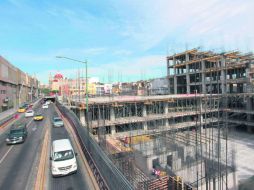 La construcción del edificio A, primer complejo de Ciudad Creativa, avanza a buen ritmo para ser concluido a más tardar este verano. EL INFORMADOR / F. Atilano