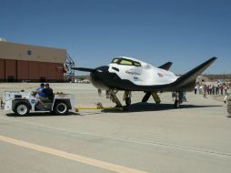 Imagen de la nave Dream Chaser, con la que Naciones Unidas lanzará en 2021 su primera misión espacial. EFE / K. Ulbrich