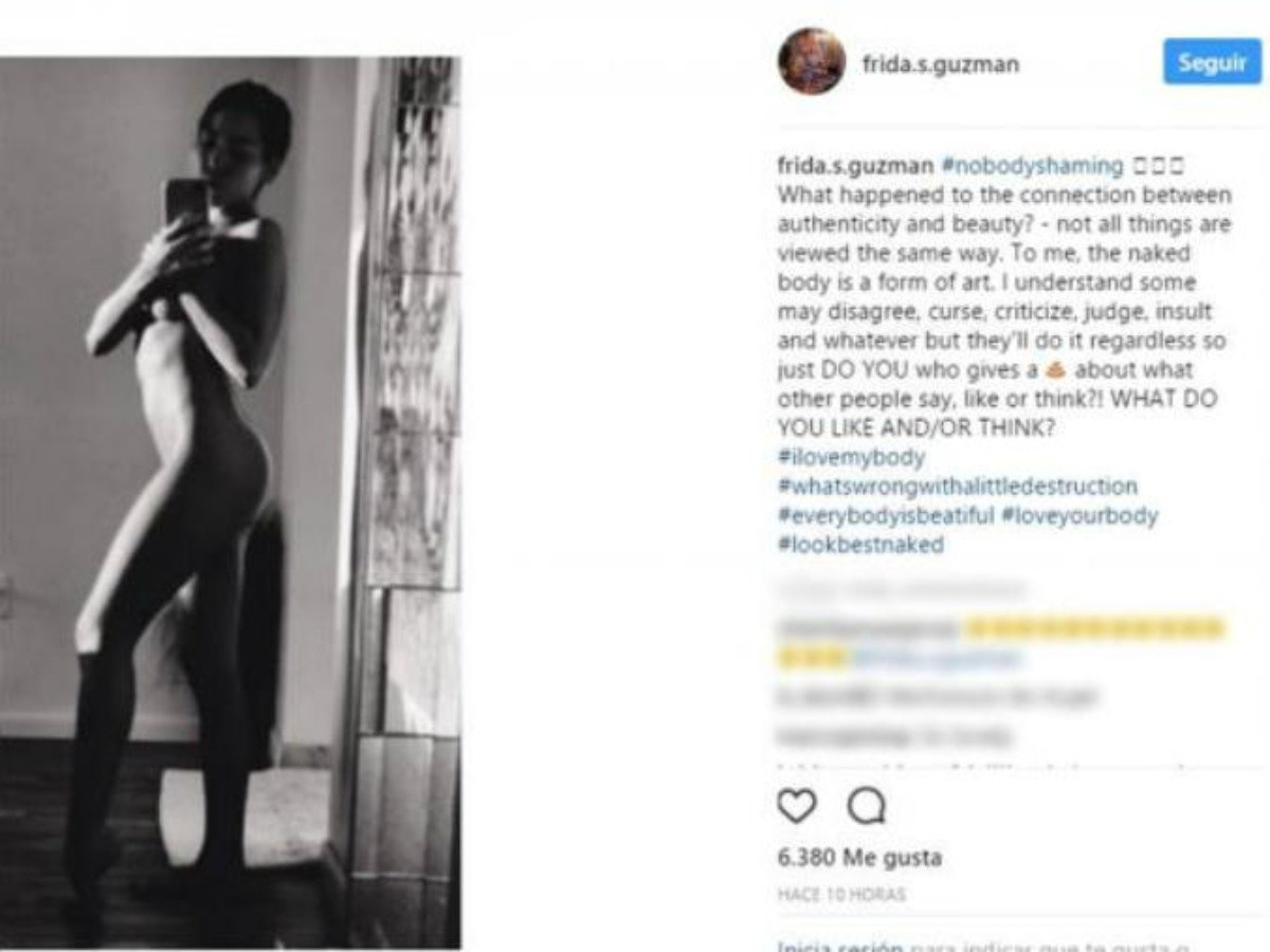 Frida Sofía comparte foto desnuda | El Informador