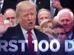 El video destaca que en los primeros 100 días de Trump ‘Estados Unidos rara vez ha visto tanto éxito’. TWITTER / @RouserNews