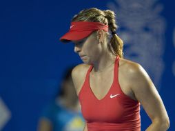 Suspendida 15 meses por dopaje, Sharapova regresó a la competición a finales de abril en el torneo de Stuttgart. MEXSPORT / ARCHIVO