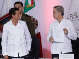 Mancera Espinosa aseveró que su prioridad es la capital del país, y buscará que no afecte su gestión al frente de la Ciudad de México. SUN / I. Stephens