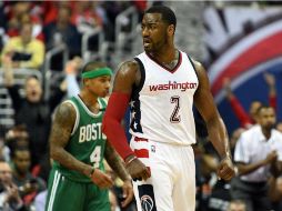 John Wall lideró la ofensiva de los Hechiceros con 24 puntos. AFP / G. Fiume