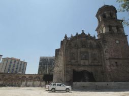 La tuneladora está casi por pasar los arcos que se ubican a un costado del templo. EL INFORMADOR / ARCHIVO