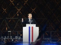 Emmanuel Macron se impuso por casi 30 puntos sobre su rival, la candidata ultraderechista Marine Le Pen. EFE / E. Feferberg