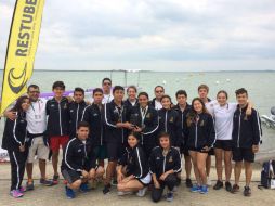 Con las medallas conseguidas en aguas abiertas, la delegación jalisciense se colocó en el tercer lugar de la Olimpiada Nacional. TWITTER / @codejalisco