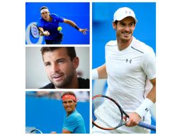 A los participantes se sumaron este martes Jo-Wilfried Tsonga, Marinc Cilic y Tomas Berdych, junto a Andy Murray y Rafael Nadal. TWITTER / @queenstennis