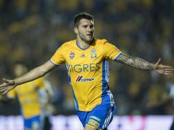 Al 69, Gignac anotó de cabeza su segundo tanto de la noche, poniendo el 3-0. MEXSPORT / J. Martinez