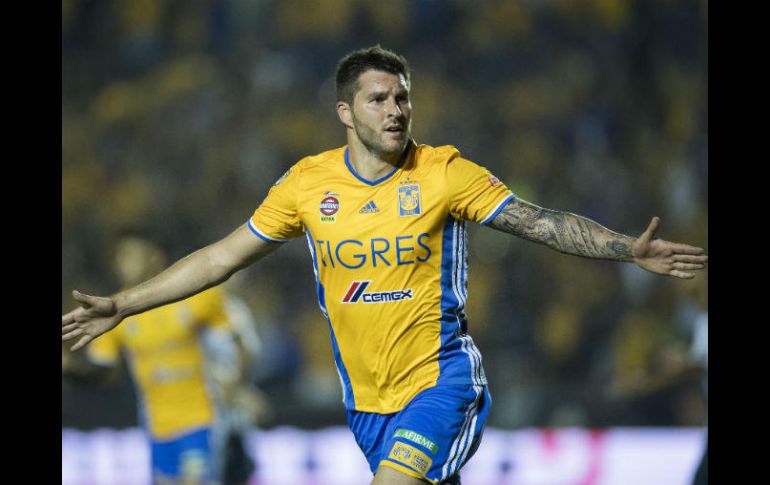 Al 69, Gignac anotó de cabeza su segundo tanto de la noche, poniendo el 3-0. MEXSPORT / J. Martinez