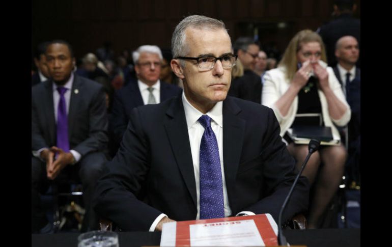 McCabe promete que no tolerará interferencia alguna de la presidencia ni informará a ésta sobre los avances de la investigación. AP / J. Martin