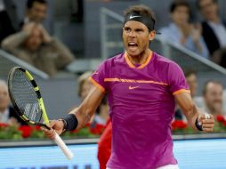 Nadal luchará por una plaza en la final contra el serbio Djokovic, que se había clasificado un momento antes. EFE / J. Martín