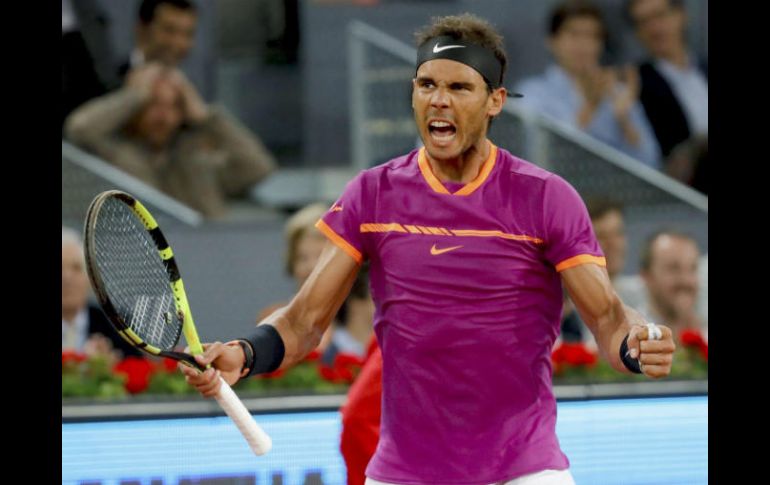 Nadal luchará por una plaza en la final contra el serbio Djokovic, que se había clasificado un momento antes. EFE / J. Martín