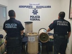 Los rollos decomisados serán presentados ante el Ministerio Público Federal. ESPECIAL / Policía Federal