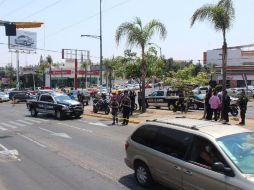 Los hombres intentaron huir, pero policías de Zapopan los persiguieron para luego detenerlos. ESPECIAL / Policía de Zapopan