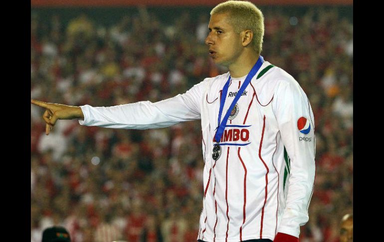 El delantero jugó con las Chivas de 2004 a 2007. MEXSPORT / ARCHIVO