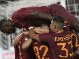 La Roma sentenció con dianas de Daniele de Rossi (25’), Stephan El Shaarawy (56’) y Radja Nainggolan (65’). EFE / C. Peri