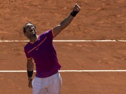 Nadal llega a Roma en racha tras ser campeón de los torneos de Montecarlo, Barcelona y Madrid. ESPECIAL / XINHUA