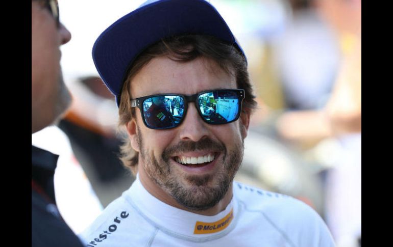 El piloto español Fernando Alonso participa de un entrenamiento libre para las 500 Millas de Indianápolis. EFE / S. Mitchell