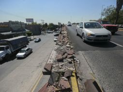 Para la realización de obras se aplican cierres nocturnos a la circulación, de las 22:00 a las 5:00 horas. EL INFORMADOR / F. Atilano