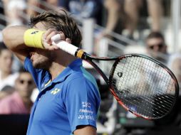 Stanislas Wawrinka, eliminado del Masters 1000 de Roma en los octavos de final. AP / G. Borgia