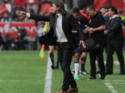 Almeyda afirmó que el resultado queda abierto y hay que jugar otro partido. SUN / C. Mejía