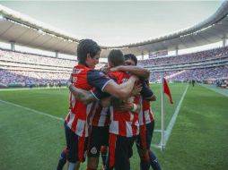 En sus últimos dos partidos en Liguilla, Chivas ha marcado un gol por juego, pese a generar innumerables opciones de gol. EL INFORMADOR / F. Atilano