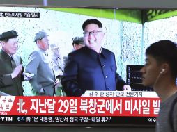 Según la agencia estatal KCNA, Kim Jong-un aprobó el despliegue del Pukguksong-2 ‘para ser utilizado’. AP / A. Young-joon