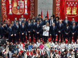 Los jugadores expresaron su deseo por conseguir también el título en la Champions League. TWITTER / @realmadrid