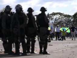 Brasil anunció hoy el despliegue de las Fuerzas Federales como respuesta ante las constantes protestas contra el presidente Temer. NTX / H. Araujo