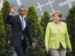 Con este acto en Berlín, Obama regresa a la ciudad en la que cerró su última gira europea como presidente de EU. AP / G. Breloer