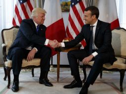 Los dos presidentes conversan durante cerca de una hora sobre cuestiones como el acuerdo sobre el clima de París. AP / E. Vucci