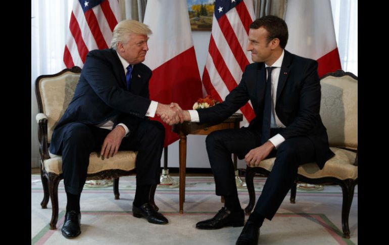 Los dos presidentes conversan durante cerca de una hora sobre cuestiones como el acuerdo sobre el clima de París. AP / E. Vucci