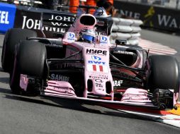 'Checo' logró subir al podio en Mónaco el año pasado. AFP / A. Isakovic