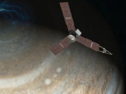 La sonda Juno ha detectado enormes huracanes en los polos de Júpiter. TWITTER / @NASAJuno