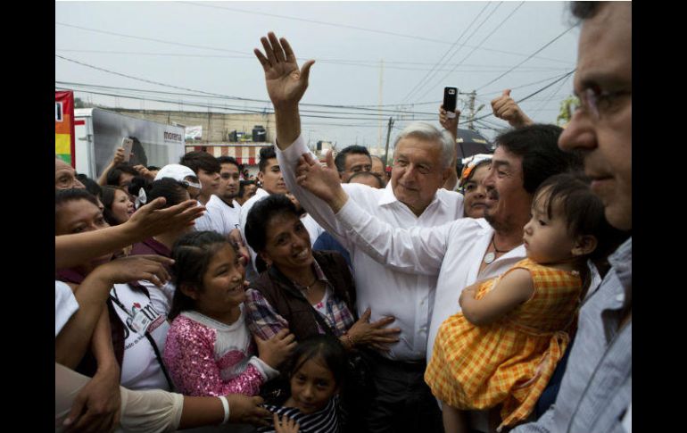 Andrés Manuel López Obrador afirmó que el gobierno de Yunes pretende 'enlodar' a dirigentes de Morena. AP / R. Blackwell