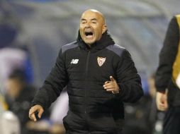 Sampaoli confirmó su llegada al cuadro andaluz el 13 de junio de 2016, y lo guió durante toda la temporada. AP / ARCHIVO