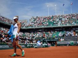 Después de un formidable 2016, la alemana llegó a Roland Garros lejos de su mejor estado de forma. EFE / C. Petit Tesson