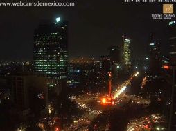 Según informó la Secretaría de Seguridad Pública capitalina, hay cierre a la circulación en la zona. TWITTER / @webcamsdemexico