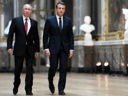 ''Espero que podamos reforzar nuestra asociación con Rusia'', precisa Macron. AP / S. de Sakutin