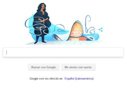 En su 'doodle', presenta un dibujo de Hadid y detrás de ella el emblemático edificio Heydar Aliyev Canter. ESPECIAL / google.com