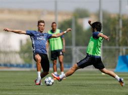 El protugués (I) afirma haberse preparado para enfrentar al máximo esta fase de la temporada. TWITTER / @realmadrid