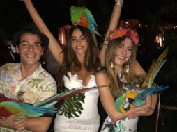 Sofía Vergara ofreció una fiesta tropical en su mansión de Los Ángeles. INSTAGRAM / sofiavergara