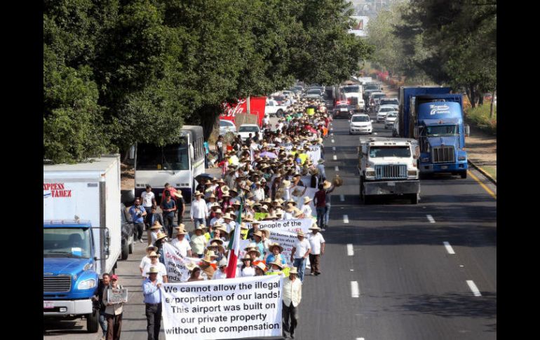 Las manifestaciones partirán de igual manera desde el poblado llamado El 13 en la carretera a Chapala. EL INFORMADOR / ARCHIVO