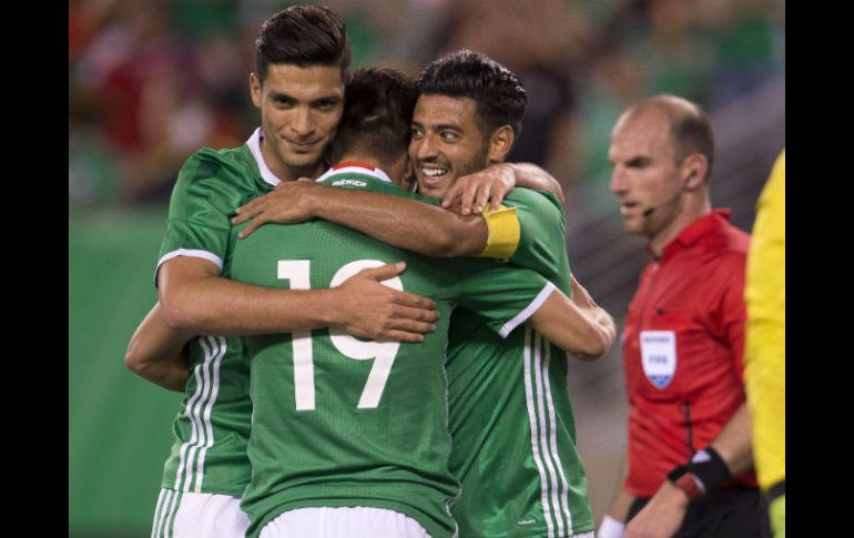 Jesús Corona, Raúl Jiménez y Carlos Vela marcaron los goles. MEXSPORT / O. Aguilar