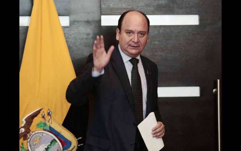 El fiscal general de Ecuador, Carlos Baca Mancheno, afirmó que los detenidos están relacionados con la empresa Odebrecht. EFE / J. Jácome