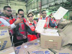 El Organismo Público Local Electoral de Veracruz destruyó ayer 642 mil 644 boletas que contenían errores. NTX /