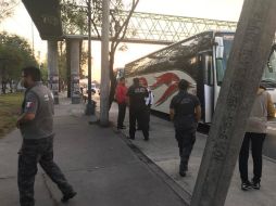 Los autobuses se dirigían a Ciudad Nezahualcóyotl. TWITTER / @SNietoCastillo