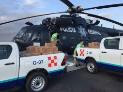 Autoridades oaxaqueñas establecen un puente aéreo de ayuda humanitaria para comunidades afectadas. . NTX / ESPECIAL